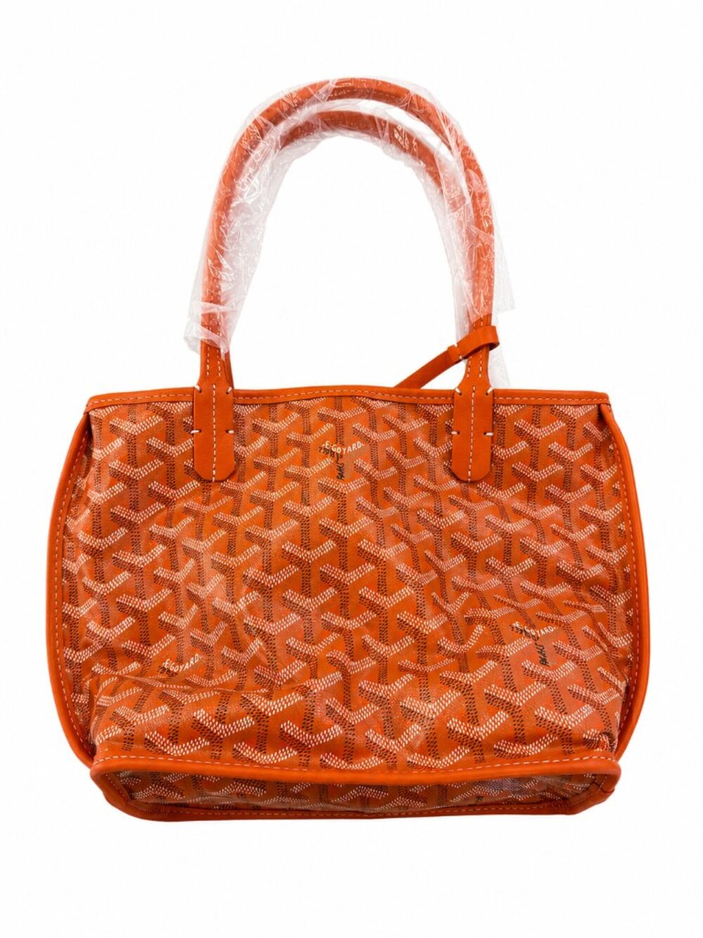 Goyard Mini Anjou Reversible Tote Bag Orange